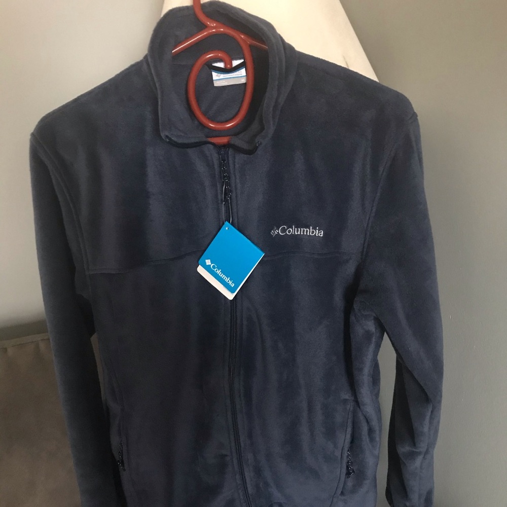 Navy Blue Columbia Men’s Mountain Full Zip Fleece